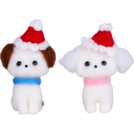 hamanaka Felt Kit Wool Felt Fun Handmade Christmas Maltese & Beagle H441 – 474 