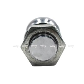 Chrome-Plated 50mm Trailer Hitch Tow Ball, Hot-Forged Steel, 3,500 lb Gross Trailer Weight