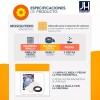 J.H. Company Malla Mosquitero Magnetico Cortina Proteccion Ajustable 1016
