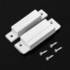 GUUZI 4 Sets MC-31B White Surface Mount Wired NC-NO Door