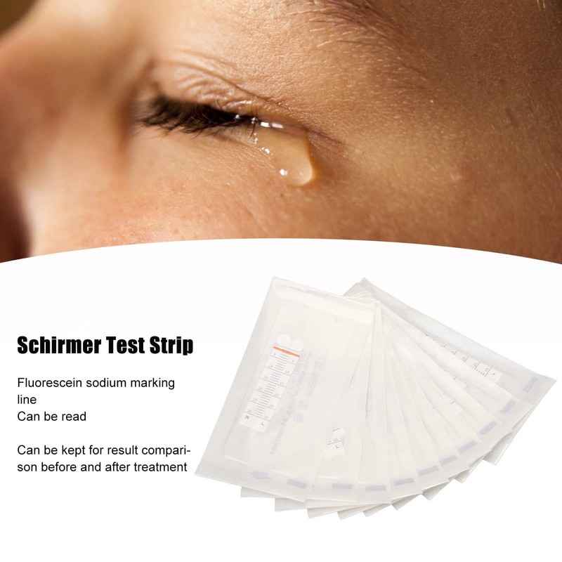 10pcs Schirmer Test Strip Professional Portable Tear Secretion Test Strips