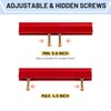 Xbpeuy Adjustable Cabinet Handles 6 Pack, Hole Spacing, Kitchen Drawer