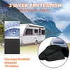 Caravan Hitch Cover Waterproof Breathable Tow Hitch Cover, Tongue Jack