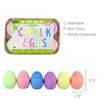 Kid Made Modern Glitter Egg Chalk - Set of 6