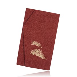 Wayuraku Fukusa Cloth Cloth Enji for Celebration Events, Embroidery, Women's, Weddings, Gold Seal, Made in Japan (Engine, Pine)