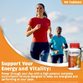 Basic Brands - Powerall Multivitamin - 90 Tablets - 2-Pack