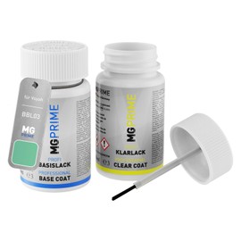 MG PRIME Autolack Lackstift Set für Voyah BBL03 Bao You Lan Solid Basislack Klarlack je 50ml