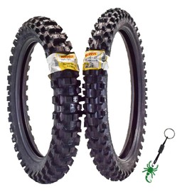 Pirelli Scorpion Extra X 80/100-21 Front 100/90-19 Rear Bias Tires Set With Keychain