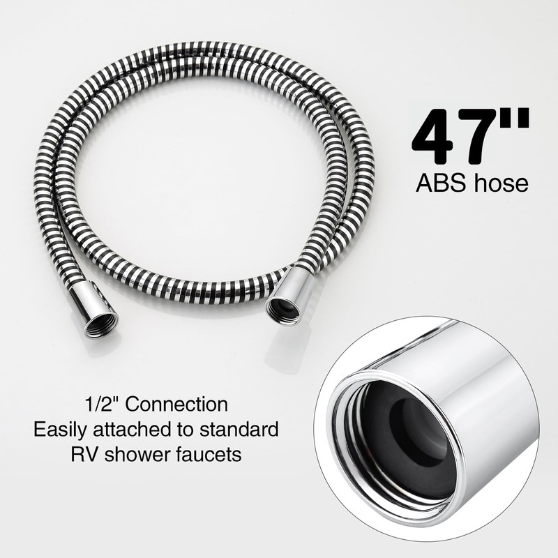 Rv Shower Faucet with Handheld Showerhead & Hose, 4 inch