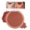 Brown Matte Single Pressed Face Blushes Makeup Palette, Brown Coffee