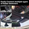 DEARCOOL Radar Detector Hardwire Power Cord Mirror Wire Plug Tap