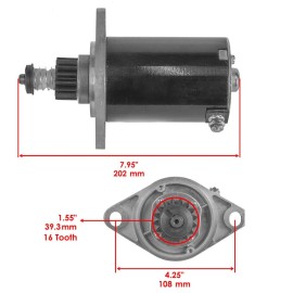 Caltric Brand New for Onan Starter 191-2158 191-1630 191-2132 Sm60917 New