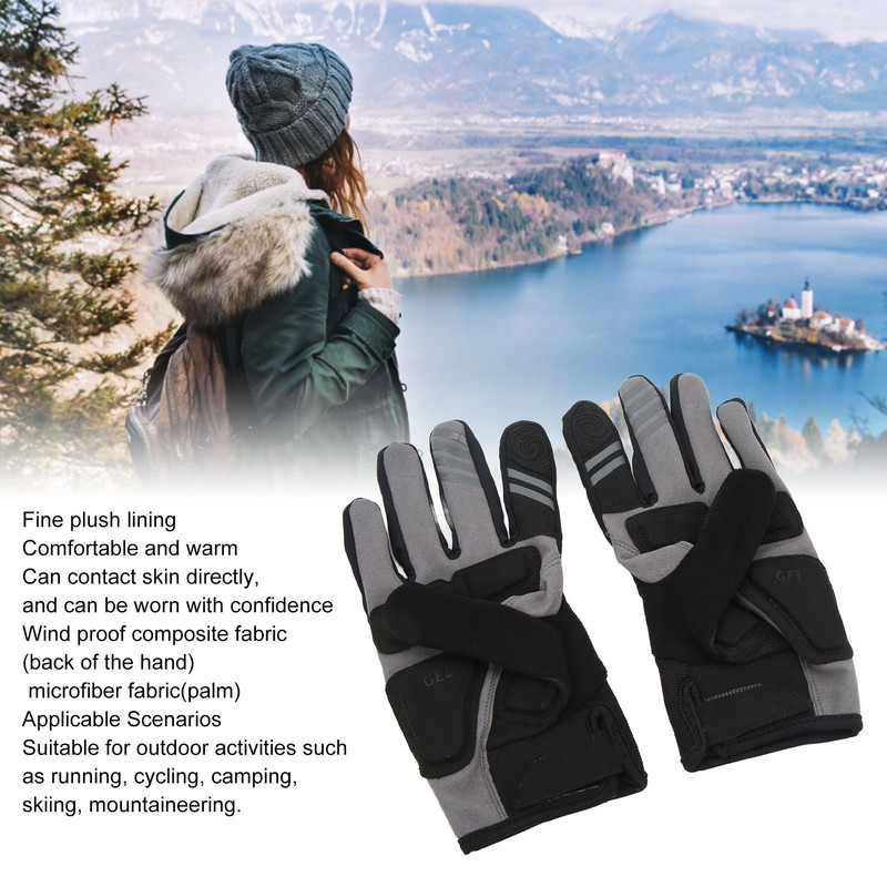 Winter Warm Gloves Men Women Touch Screen Outdoor Cycling Full
