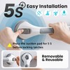 TAILI Suction Grab Rail for Bathroom,110kg,43cm,NoDrill,Elderly,Grey,2pcs