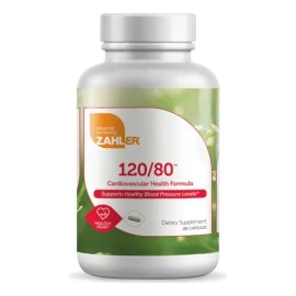 Zahler 120/80 Apoyo Cardiobascular 180 Capsulas Sabor Sin Sabor