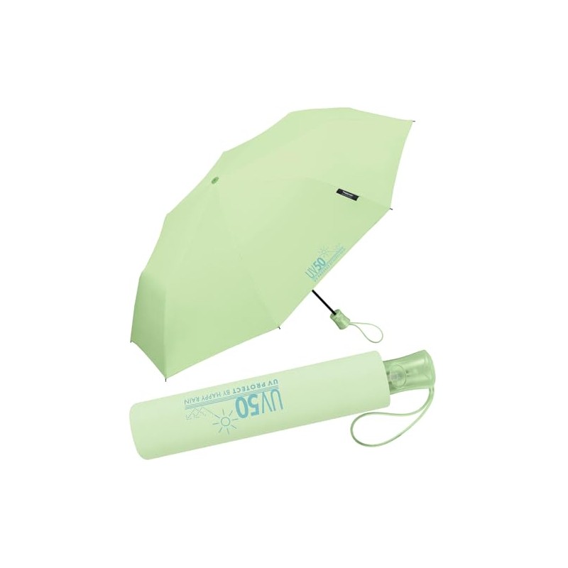 happy rain Pocket Umbrella with Automatic UV50 UV Protect Kiwi