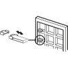 Prime-Line L 5839 Clear Plastic Window Grid Retainer Clips (6