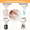 KNGITRYI Wallet Keychain Wristlet for Women,Slim RFID Credit Card Holder