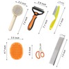 POSAPET Cat Grooming Brush Kit 6 Tools - Deshedding &