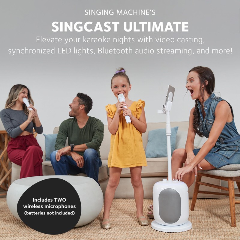 Singing Machine SMC2040S Ultimate Karaoke System, 50 watts System, Sing