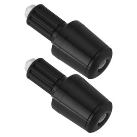 LT Easiyl 1 Pair Motorcycle Handlebar End Plug 7/8 Inch 22mm Motorcycle Handlebar Ends Handlebar Grips Bar End Plugs for Motorbike Dirt Bike Scooters(Black)