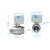 HSH-Flo 1 inch NPT 2 Way 12VDC 9-24VAC/DC Stainless Steel
