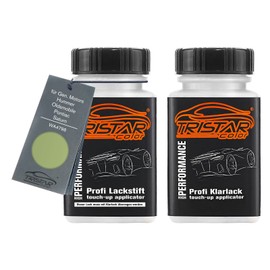 TRISTARcolor Autolack Lackstift Set für Gen. Motors/Hummer/Oldsmobile/Pontiac/Saturn WA4798 Lime Green Metallic Basislack Klarlack je 50ml
