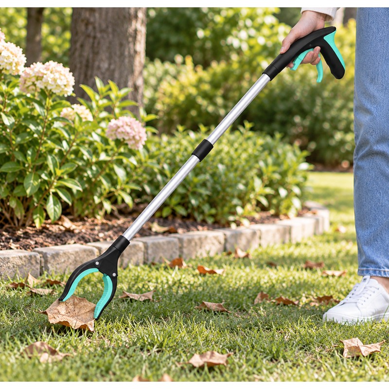 Foldable Grabber Tool for Trash Pickup – Portable Reacher for