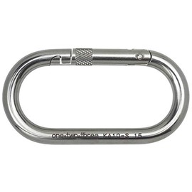 123 (KA10-S) Carabiner Stainless Steel O Shape No Ring