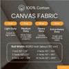 EOVEA | Canvas Fabric by The Yard - 100% Cotton