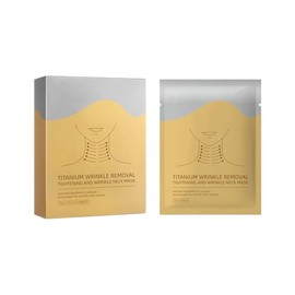 Spalgke Golden Glow Neck Mask - Neck Wrinkle Patches Hydrating Neck Mask Patches Moisturizing Neck Wrinkle Pads for Skincare 5PCS (5 Count (Pack of 2))