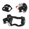 3LED 1T6+2R2 Aluminum Alloy Charging Strong Light Waterproof Head Lamp