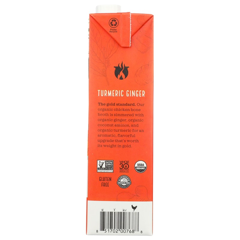 Kettle And Fire Broth Bn Chckn Trmrc Gng 32 OZ