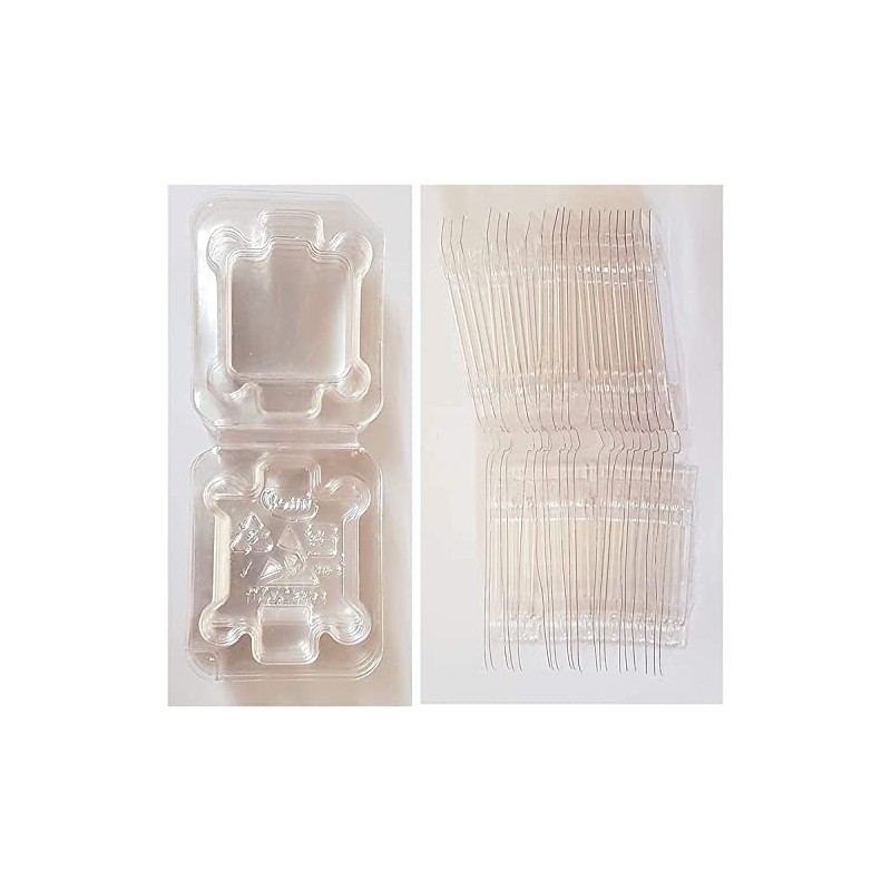 20PCS Computer CPU Case Tray Packaging Clamshell for Intel LGA775