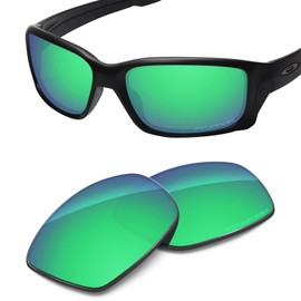 Tintart Performance lenses, compatible with Oakley Straightlink polarised etched, Emerald Green - Polarised