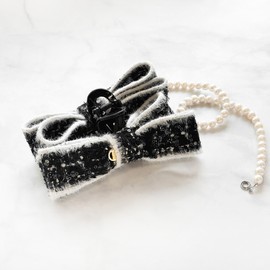 Burnaby black and white sequin pin / 버나비 블랙 앤 화이트 스팽글 집게핀