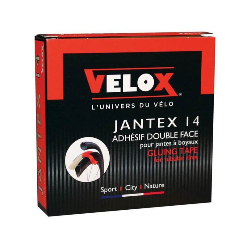 Velox Jantex 14 Double Sided Carbon Rim Tubular Tape, Transparent,