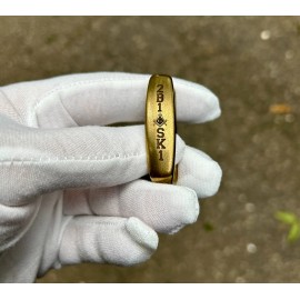 Brass Engraved 2B1ASK1 Mason Belt Loop | 1.5" Width | Freemason Symbol Accessory