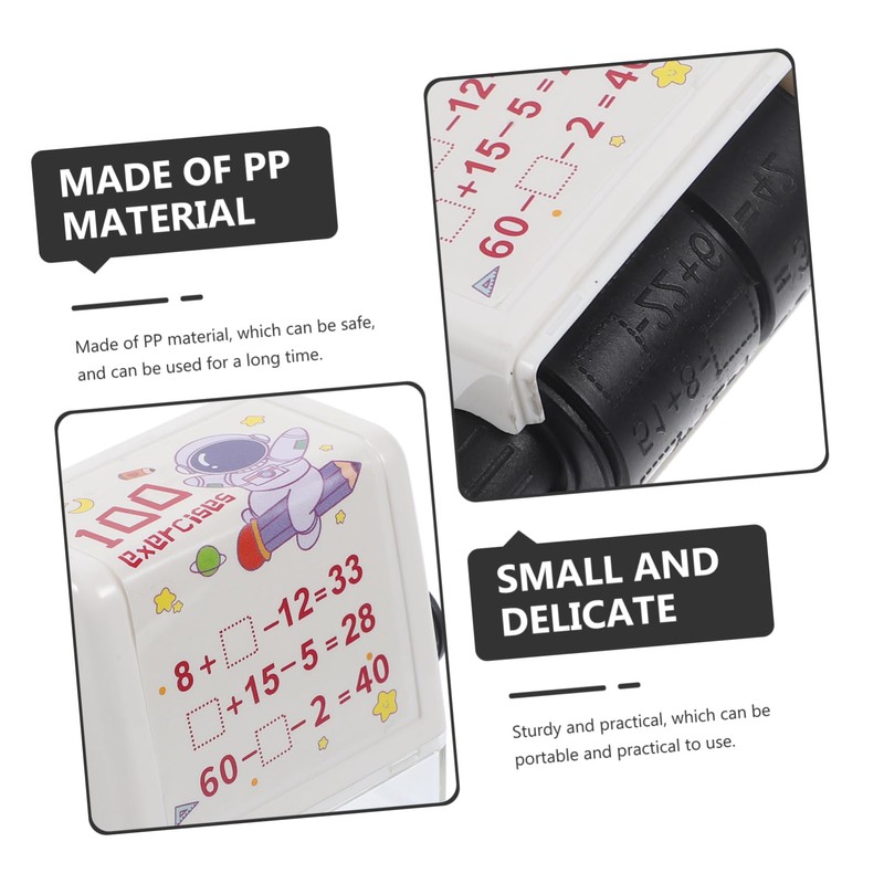 Operitacx 1 Set Teaching Stamps for Addition and Subtraction Role