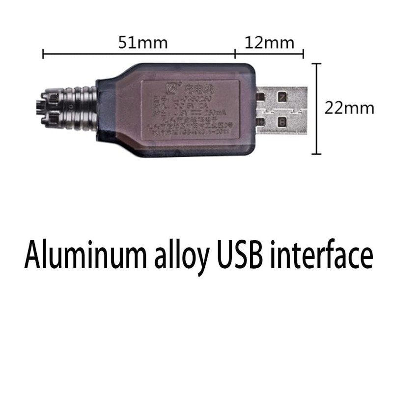 SM-2P Positive USB Charging Cable for RC Car 4.8 V
