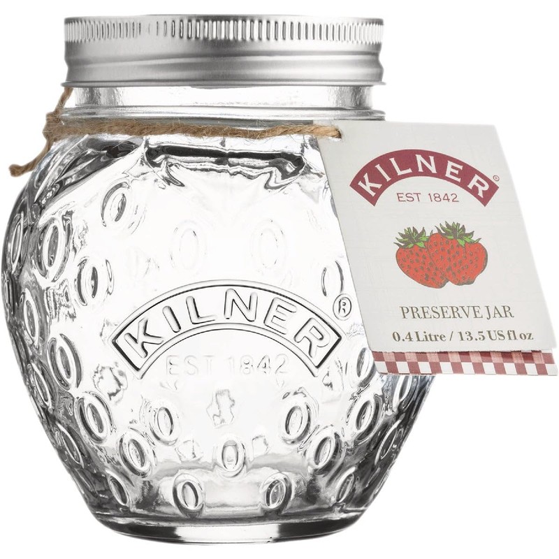 Kilner Strawberry Regular Mouth Preserve Jar 13.5 Ounce 1 -