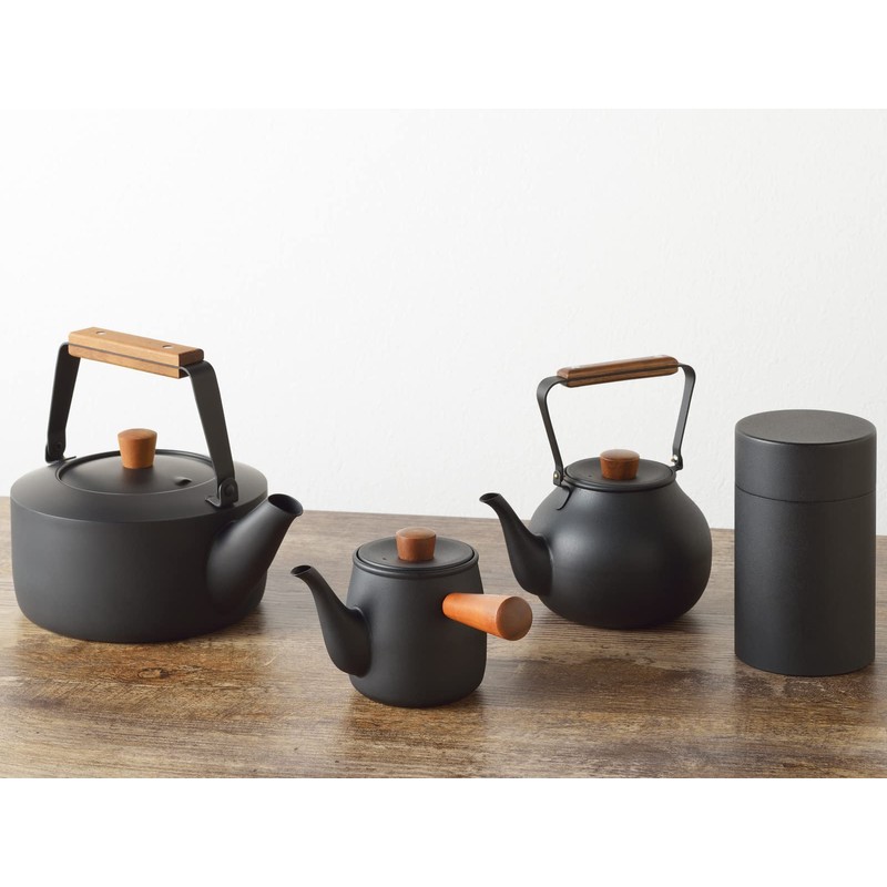 Miyazaki Seisakusho Tea Kettle (Large) 2.0L IH Compatible Black Kettle