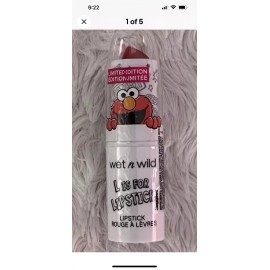 Wet n Wild Sesame Street  Red L is for Lipstick Elmo Limited Edition Shade Red!