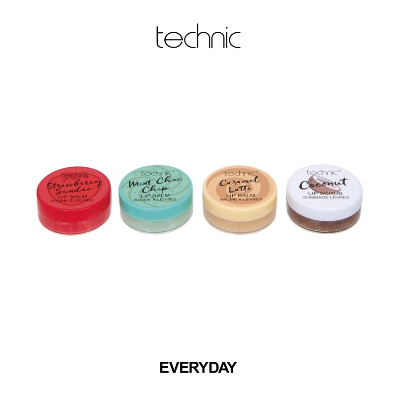 Technic Lip Balm & Scrub 4Pc Gift Set - 4