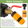 275-330 Gallon IBC Tote Hose Adapter, 3/4" Male NPT Inlet