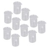 10PCS Glass Beaker Set Experiment Measuring Cup with Scale Teaching