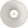 Cal Lighting SH-8109-17-KF 11 in. Vertical Basic Coolie Linen Hardback