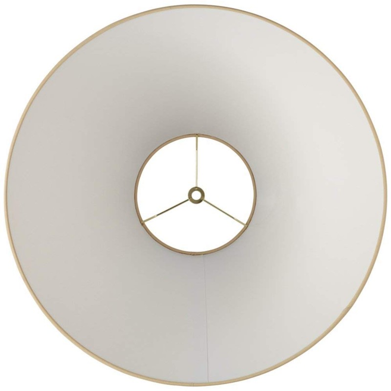 Cal Lighting SH-8109-17-KF 11 in. Vertical Basic Coolie Linen Hardback