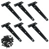 Cjueiom 6 Pcs Shed Door Hinges, 6 Inch / 150mm