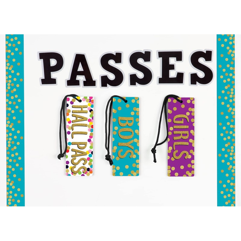 Teacher Created Resources Confetti Magnetic Boys Pass